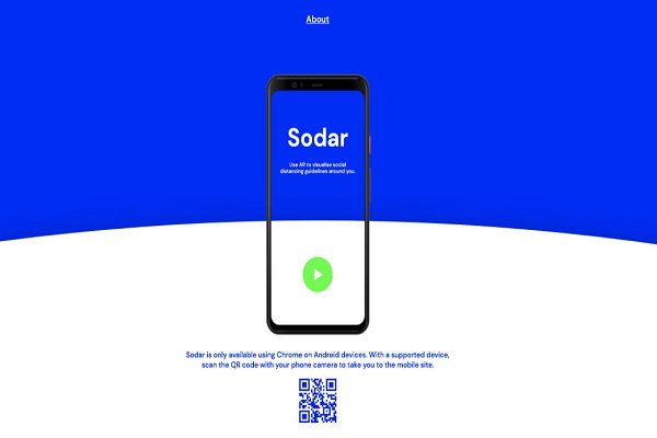 Google develops app Sodar for social distance