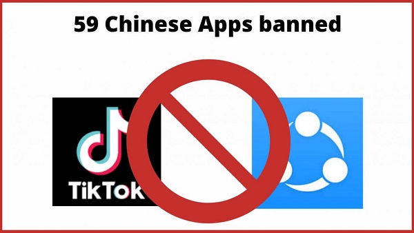 Govt of India bans 59 Chinese apps