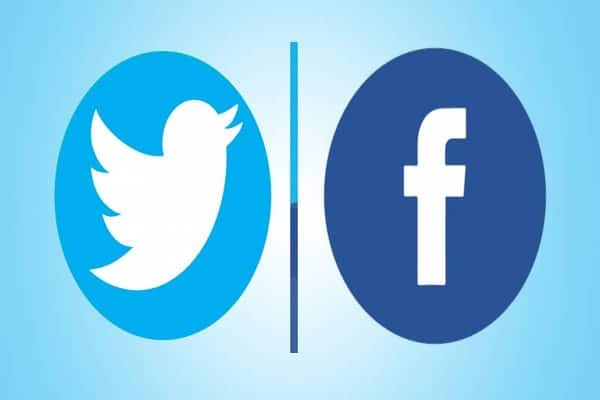 Twitter, Facebook