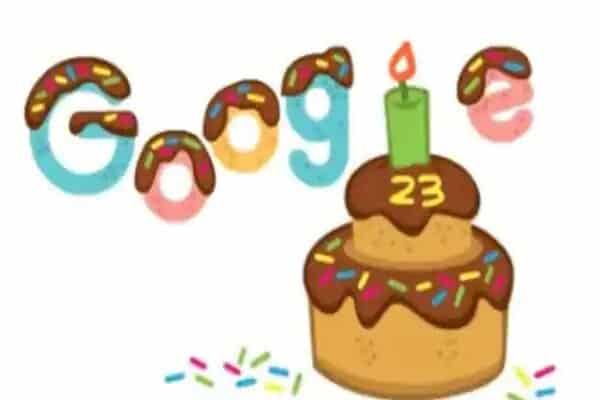 Google turns 23 today, celebrates with a special doodle on the homepage