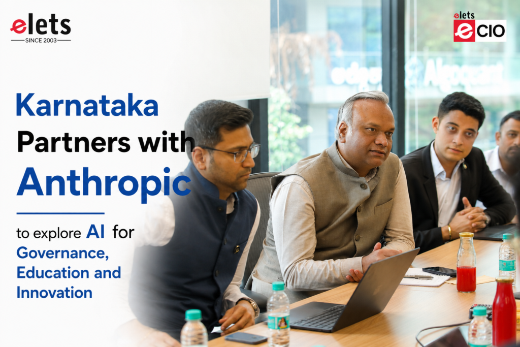 Karnataka Partners with Anthropic to explore AI for Governance, Education and Innovation