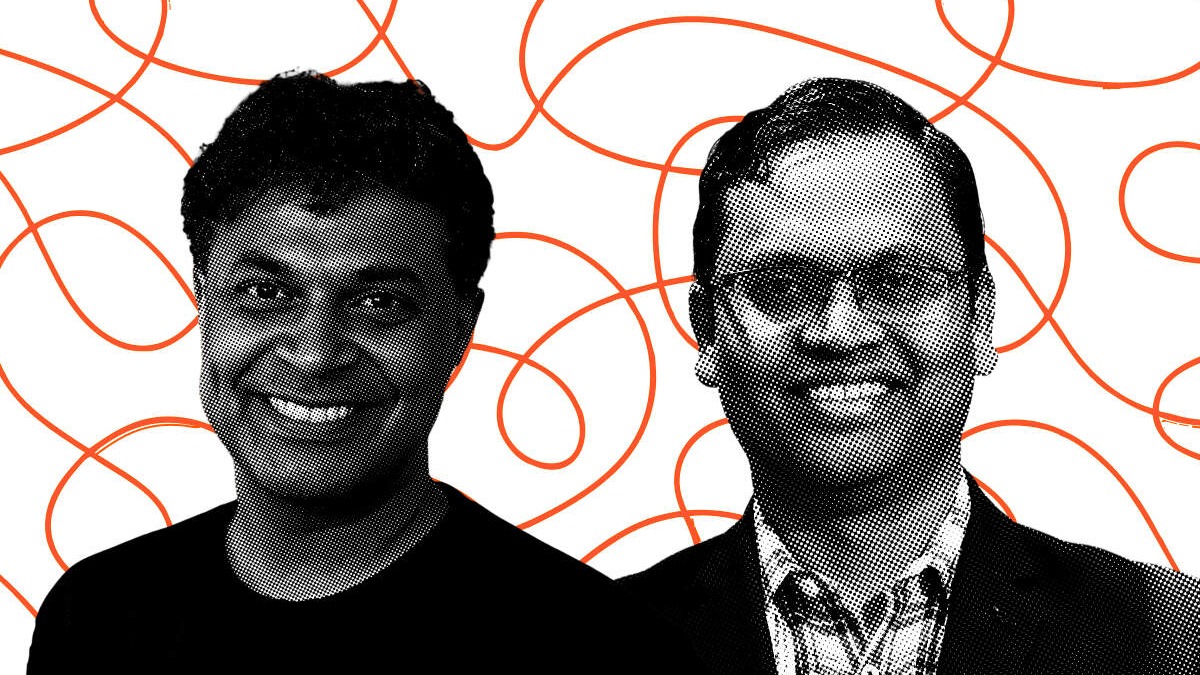 Sarvam co-founders Vivek Raghavan and Pratyush Kumar