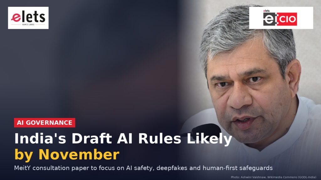 India’s Draft AI Regulation Consultation Paper Likely by November, Says Ashwini Vaishnaw