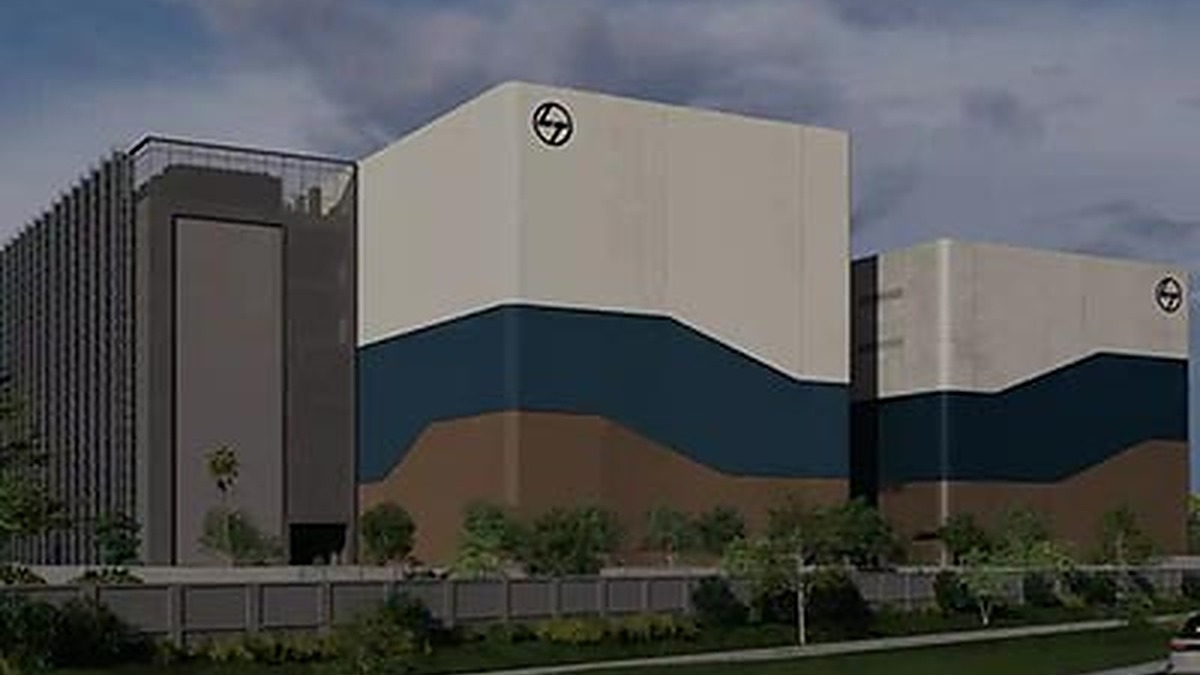 Rendering of L&T Vyoma.AI's AI-ready data centre campus in Chennai